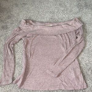 Junior's Off the Shoulder Sweater